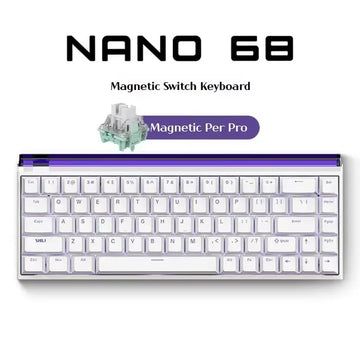 Madlions NANO 68/68 PRO Gaming-Tastatur mit magnetischer Achse, TTC-Achse, Typ C, RGB, 8000 Hz, einstellbar, 0 Totzone, RT 0,01, Esports